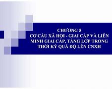 Cơ Sở Của Liên Minh Giai Cấp