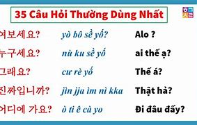 Nghe Tiếng Hàn Giao Tiếp Hàng Ngày